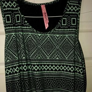 Tribal print maxi dress